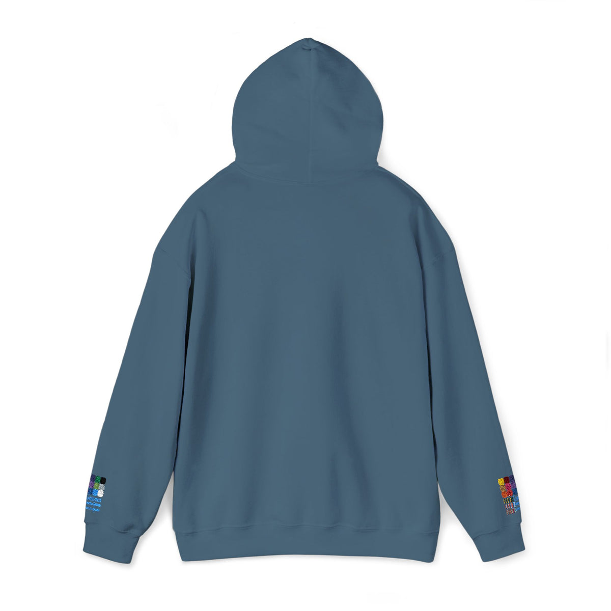 Floral Heart Hoodie — Delicate Wildflower Chest Print