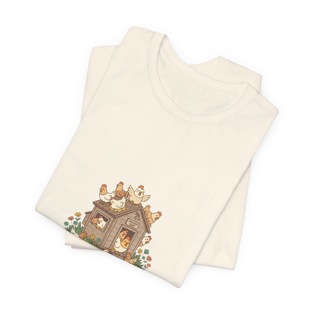Chicken Coop Cottage Tee — 'I’m With The Chicks' Cute Farm Animal T-Shirt