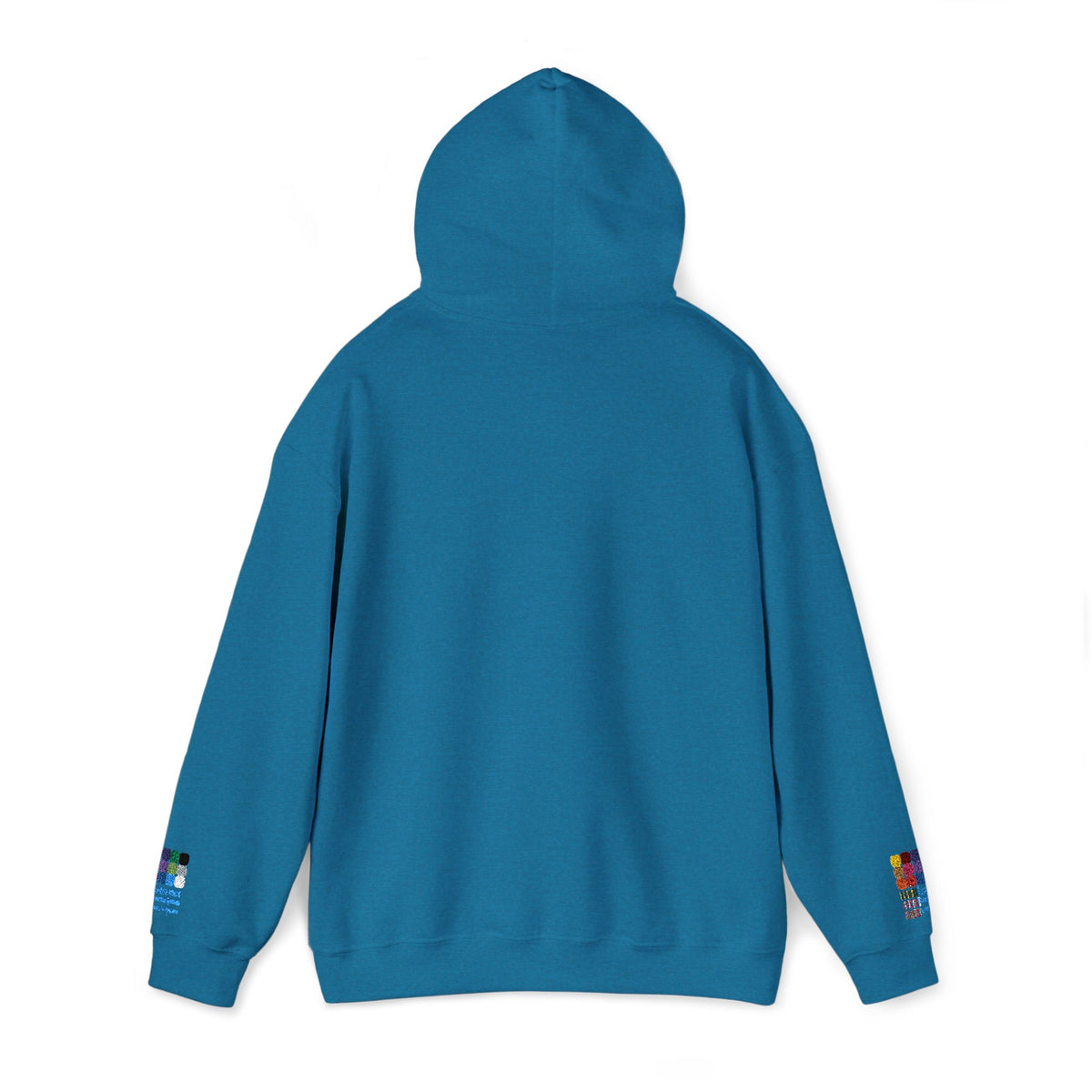 Floral Heart Hoodie — Delicate Wildflower Chest Print