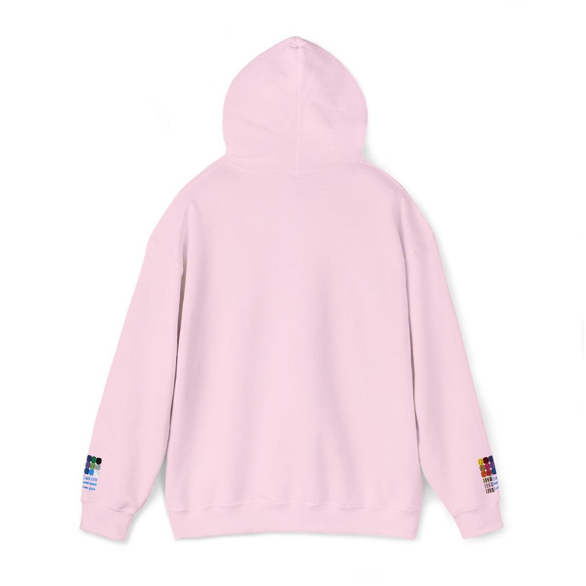 Floral Heart Hoodie — Delicate Wildflower Chest Print