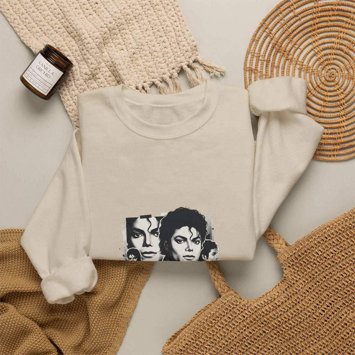 Retro Pop Icon Crewneck Sweatshirt