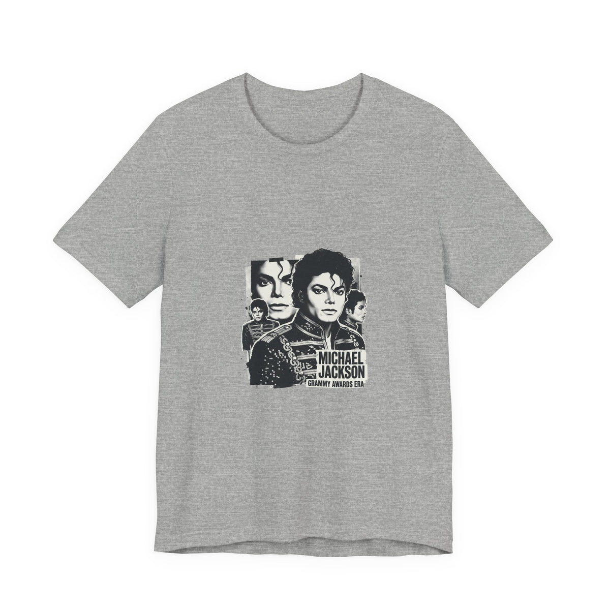 Retro Pop Star Portrait Tee — Michael Jackson Graphic T-Shirt