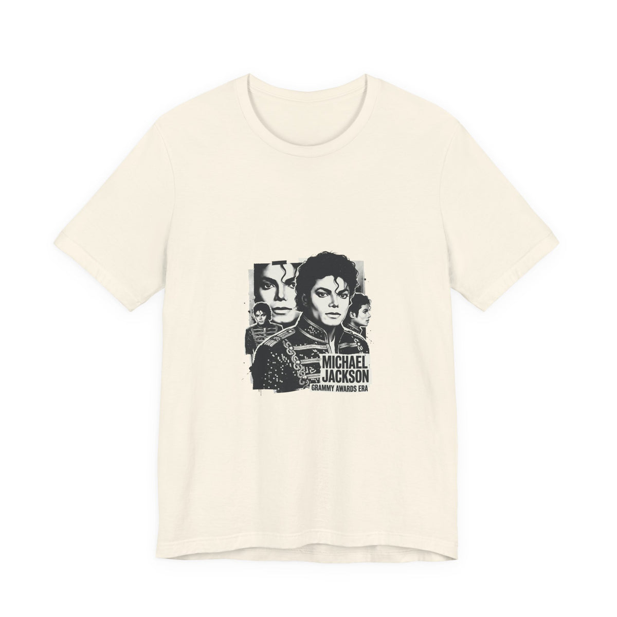 Retro Pop Star Portrait Tee — Michael Jackson Graphic T-Shirt