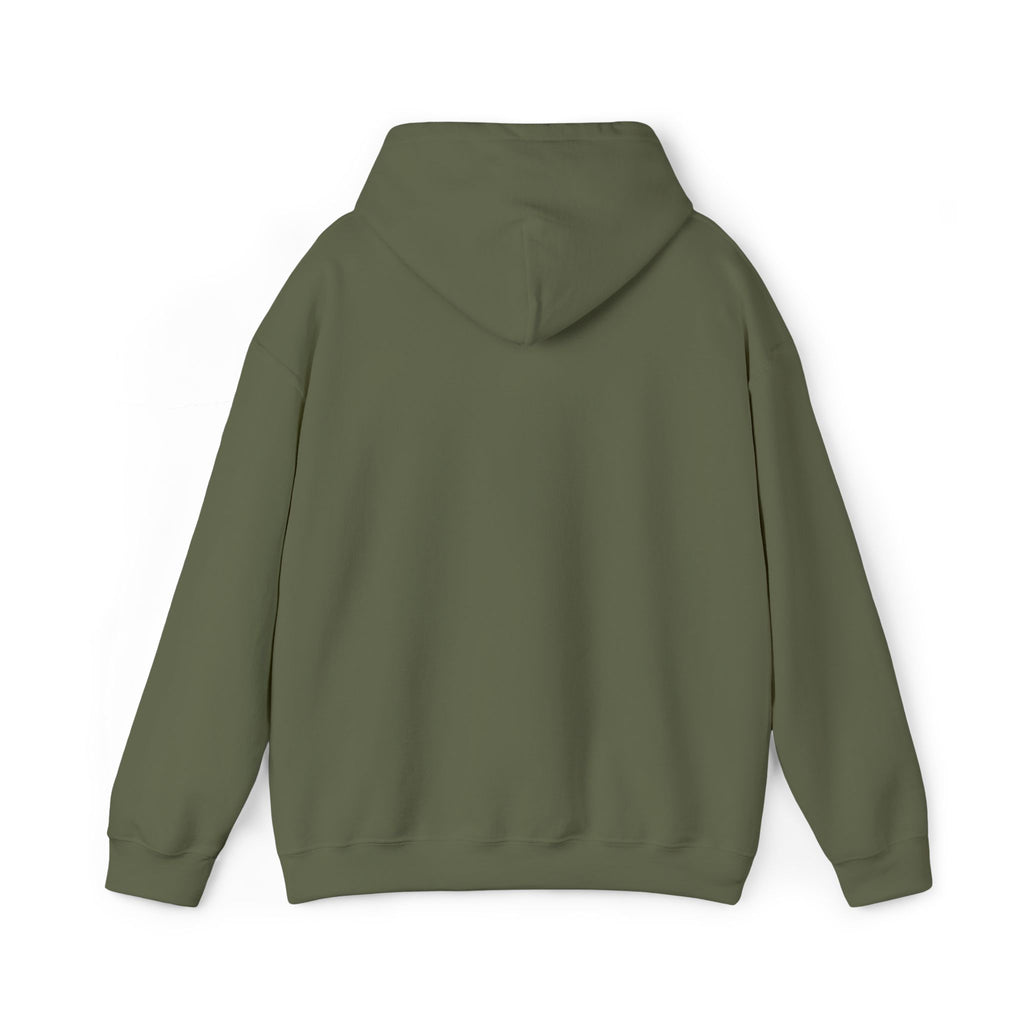 Floral Heart Hoodie — Delicate Wildflower Chest Print