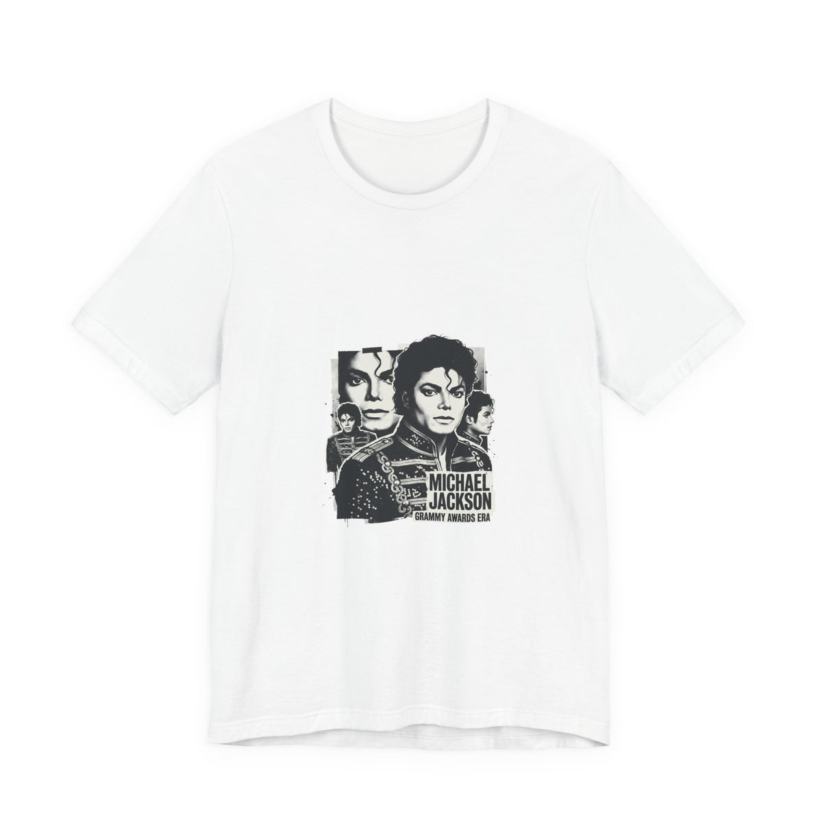 Retro Pop Star Portrait Tee — Michael Jackson Graphic T-Shirt