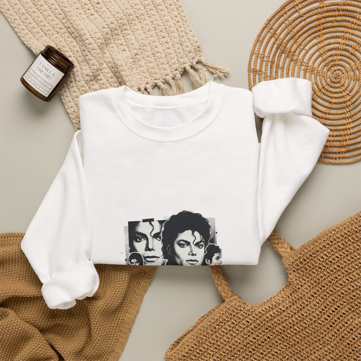 Retro Pop Icon Crewneck Sweatshirt