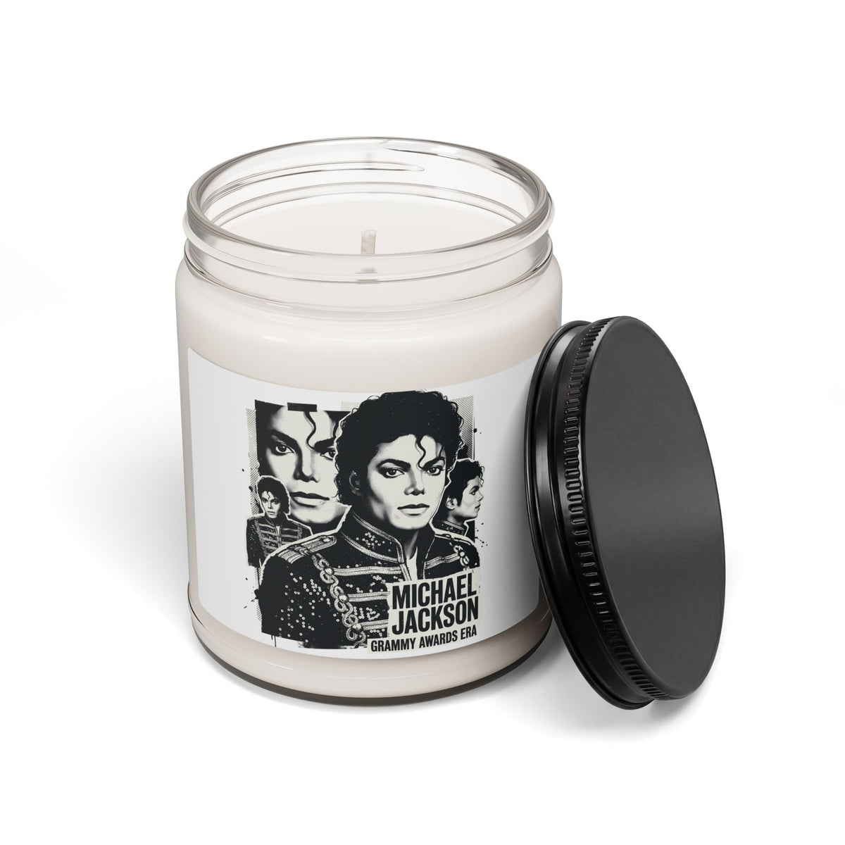 9oz Scented Soy Candle — Retro Pop Star Portrait (Grammy Era)