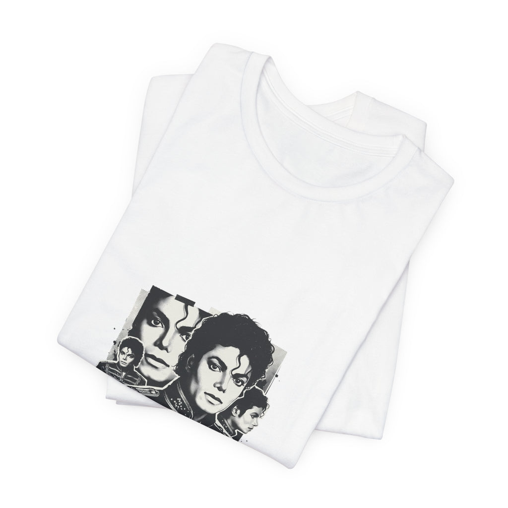 Retro Pop Star Portrait Tee — Michael Jackson Graphic T-Shirt