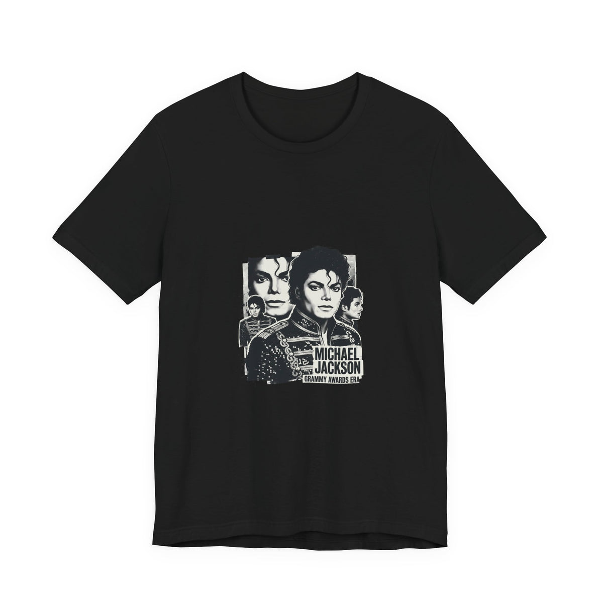 Retro Pop Star Portrait Tee — Michael Jackson Graphic T-Shirt