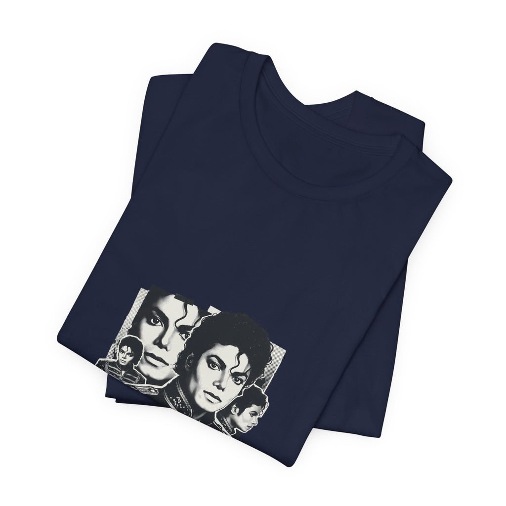 Retro Pop Star Portrait Tee — Michael Jackson Graphic T-Shirt