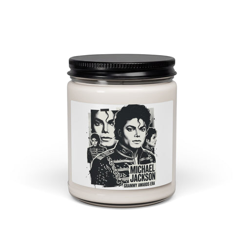 9oz Scented Soy Candle — Retro Pop Star Portrait (Grammy Era)