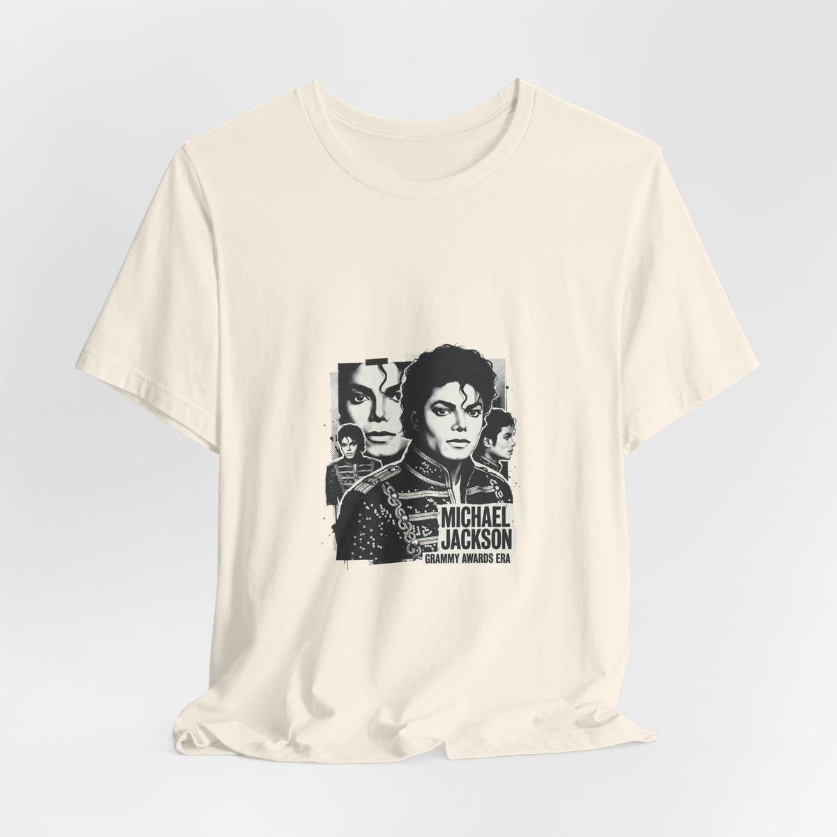 Retro Pop Star Portrait Tee — Michael Jackson Graphic T-Shirt