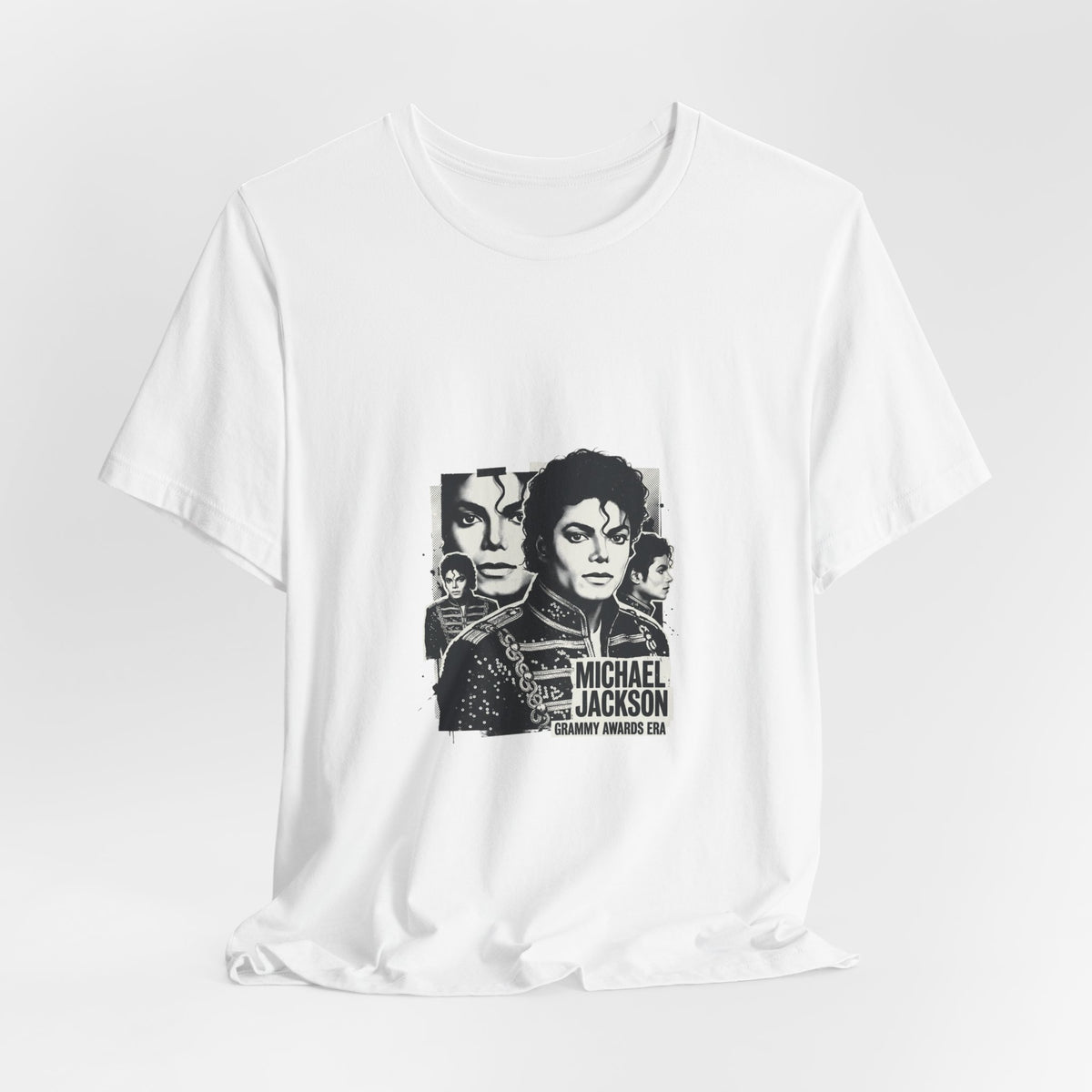 Retro Pop Star Portrait Tee — Michael Jackson Graphic T-Shirt