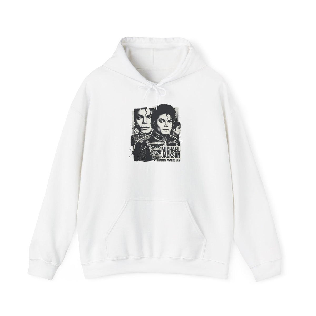 Michael Jackson Collage Hoodie – Retro Pop King Graphic Sweatshirt